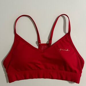 PINK Victoria's Secret Red Women's Sports Bra